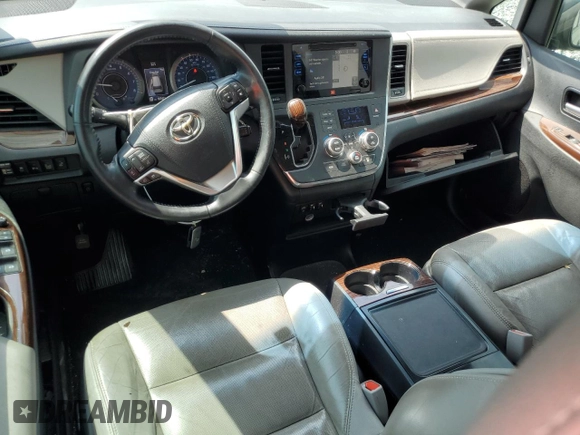 2015 Toyota Sienna XLE with VIN 5TDYK3DC5FS630556, listed as a Copart auction lot 54019705 with 183,421 mi miles and Salvage Title. Bid and sale history available at DreamBid. Image 8.