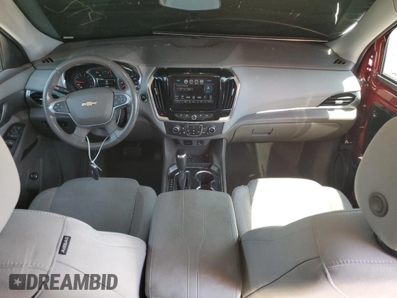 2018 Chevrolet Traverse LT Cloth with VIN 1GNERGKW6JJ242459, listed as a Copart auction lot 58420105 with 98,586 mi miles and Salvage title. Bid and sale history available at DreamBid. Image 8.