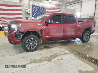 2024 GMC Sierra 1500 AT4 with VIN 3GTUUEELXRG202827, listed as a Copart auction lot 44022775 with 32,724 mi miles and Salvage title. Bid and sale history available at DreamBid. Image 1.