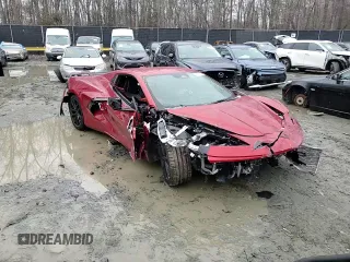 2024 Chevrolet Corvette 2LT with VIN 1G1YB3D41R5123651, listed as a Copart auction lot 44586495 with 10,847 mi miles and Salvage title. Bid and sale history available at DreamBid. Image 10.
