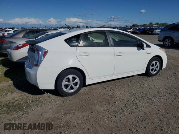 2013 Toyota Prius One with VIN JTDKN3DU9D5557507, listed as a Copart auction lot 52367125 with 45,178 mi miles and Clean Title. Bid and sale history available at carsss.com. Image 3.