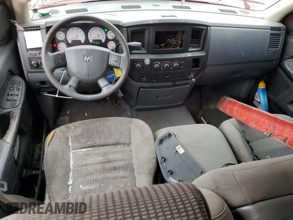 2006 Dodge 1500 SLT with VIN 1D7HU18246S569181, listed as a Copart auction lot 44011435 with 288,222 mi miles and Salvage title. Bid and sale history available at DreamBid. Image 8.