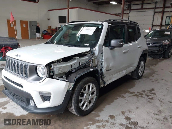 2021 Jeep Renegade Limited with VIN ZACNJDD19MPM21287, listed as a IAAI auction lot 42077387 with 44,208 mi miles and . Bid and sale history available at DreamBid. Image 6.
