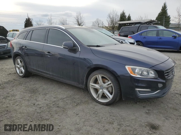 2016 Volvo V60 T5 Premier with VIN YV1612SK4G1309924, listed as a Copart auction lot 43135545 with 95,915 mi miles and Salvage Title. Bid and sale history available at carsss.com. Image 4.