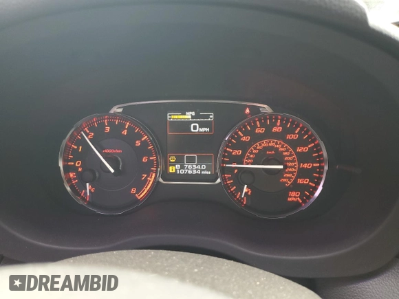 2017 Subaru WRX с VIN JF1VA1B69H9828359, выставлен на аукционе Copart как лот 55038665 с пробегом 107 634 миль миль и Списание • Salvage title. История ставок и продаж доступна на DreamBid. Изображение 9.