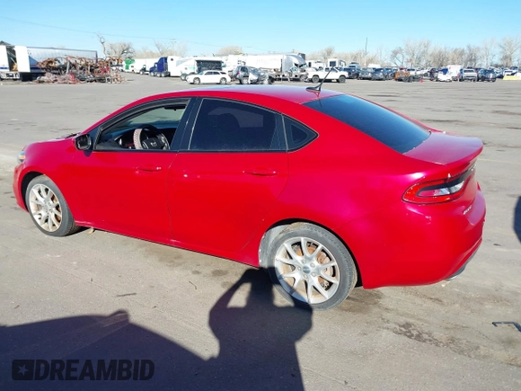 2013 Dodge Dart Rallye with VIN 1C3CDFBHXDD184762, listed as a IAAI auction lot 41895651 with 110,979 mi miles. Bid and sale history available at carsss.com. Image 3.