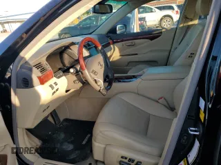 2008 Lexus LS 460 LWB with VIN JTHGL46F785020798, listed as a Copart auction lot 53029985 with 74,997 mi miles and Salvage Title. Bid and sale history available at carsss.com. Image 7.