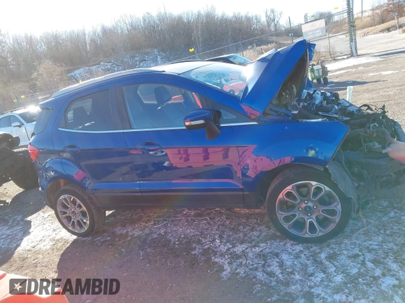 2019 Ford EcoSport Titanium with VIN MAJ3S2KE8KC253571, listed as a IAAI auction lot 41423542 with 123,392 mi miles and . Bid and sale history available at DreamBid. Image 13.
