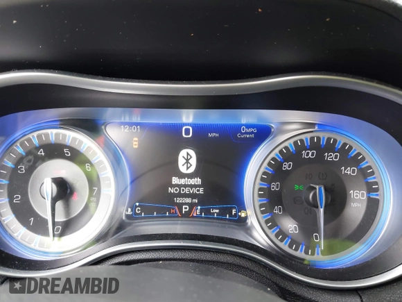 2016 Chrysler 300 Anniversary Edition with VIN 2C3CCARG1GH270827, listed as a IAAI auction lot 41765997 with 122,288 mi miles and . Bid and sale history available at DreamBid. Image 7.