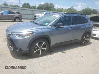 2025 Toyota Corolla Cross Hybrid S with VIN 7MUFBABG0SV078112, listed as a Copart auction lot 61675165 with 630 mi miles and Salvage title. Bid and sale history available at DreamBid. Image 1.