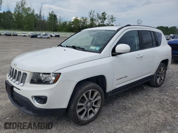 2017 Jeep Compass High Altitude with VIN 1C4NJDEB8HD190171, listed as a Copart auction lot 63212635 with 114,835 mi miles and Clean title. Bid and sale history available at DreamBid. Image 1.