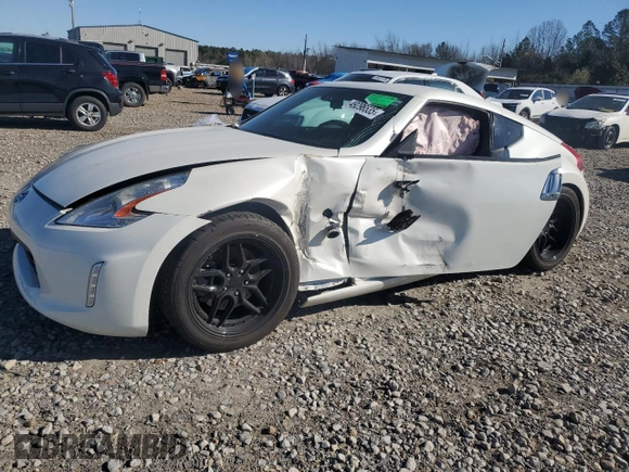 2017 Nissan 370Z with VIN JN1AZ4EH4HM953026, listed as a Copart auction lot 49296535 with 52,252 mi miles and Salvage Title. Bid and sale history available at carsss.com. Image 1.