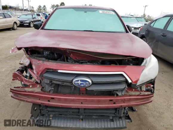 2017 Subaru Legacy with VIN 4S3BNAB68H3048566, listed as a Copart auction lot 38525073 with 67,678 mi miles. Bid and sale history available at carsss.com. Image 5.