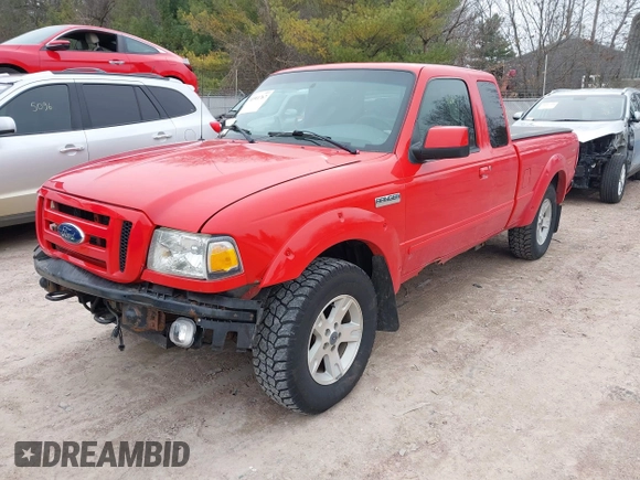 2006 Ford Ranger XLT with VIN 1FTZR45E36PA44938, listed as a IAAI auction lot 41911767 with 1,100,000 mi miles. Bid and sale history available at carsss.com. Image 2.