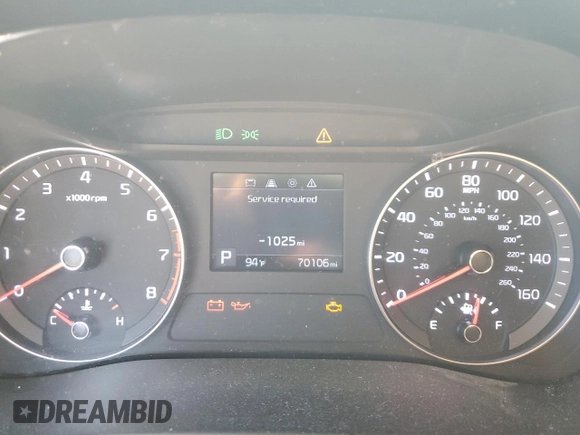 2019 Kia Forte LXS with VIN 3KPF24AD5KE107374, listed as a Copart auction lot 46500115 with 70,106 mi miles and Salvage title. Bid and sale history available at DreamBid. Image 9.