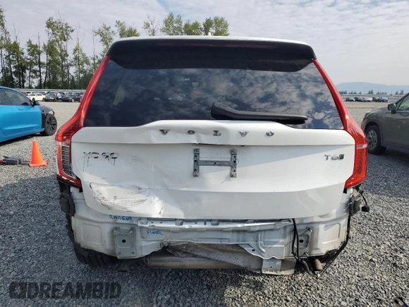2022 Volvo XC90 Inscription with VIN YV4A22PL8N1813921, listed as a Copart auction lot 62030985 with 35,911 mi miles and Salvage title. Bid and sale history available at DreamBid. Image 6.
