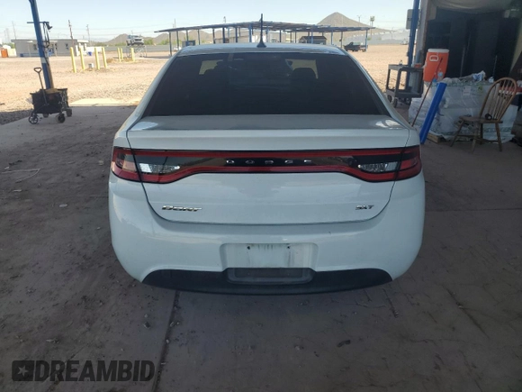 2015 Dodge Dart SXT with VIN 1C3CDFBBXFD227365, listed as a Copart auction lot 61976615 with 127,203 mi miles and Salvage title. Bid and sale history available at DreamBid. Image 6.