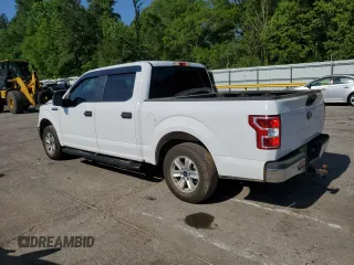 2018 Ford F-150 XL with VIN 1FTEW1CB5JKF02225, listed as a Copart auction lot 52215975 with 120,292 mi miles and Salvage Title. Bid and sale history available at DreamBid. Image 2.