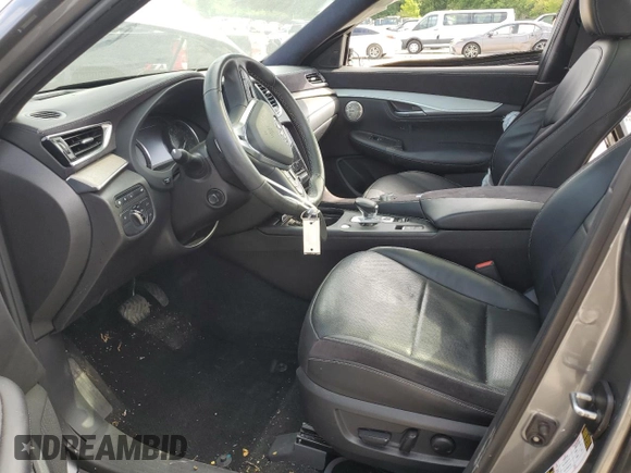 2019 Infiniti QX50 Essential with VIN 3PCAJ5M38KF128199, listed as a Copart auction lot 56587525 with 58,392 mi miles and Salvage title. Bid and sale history available at DreamBid. Image 7.