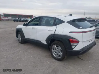 2025 Hyundai Kona SE with VIN KM8HA3AB3SU233511, listed as a IAAI auction lot 41592301 with 1,394 mi miles. Bid and sale history available at carsss.com. Image 3.