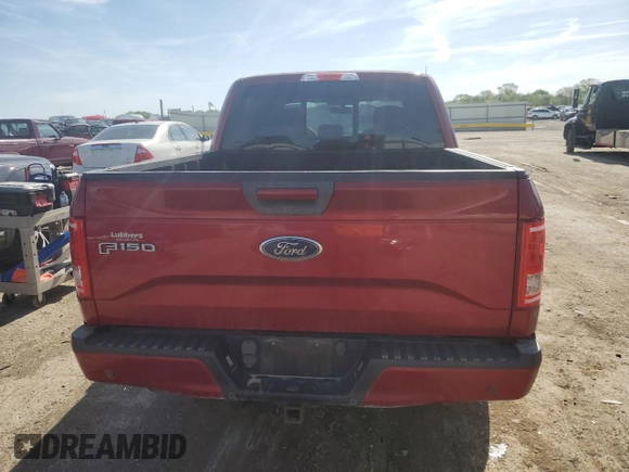 2017 Ford F-150 XL с VIN 1FTEW1CF2HKE45964, выставлен на аукционе Copart как лот 54047535 с пробегом 114 973 миль миль и Списание • Salvage title. История ставок и продаж доступна на DreamBid. Изображение 6.