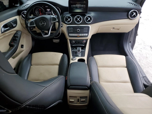 2017 Mercedes-Benz CLA 45 AMG with VIN WDDSJ5CB2HN424882, listed as a Copart auction lot 46393955 with 49,468 mi miles and Salvage Title. Bid and sale history available at DreamBid. Image 8.