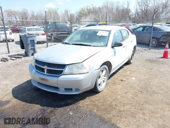 2008 Dodge Avenger SXT with VIN 1B3LC56K28N684317, listed as a IAAI auction lot 41988986 with 241,325 mi miles and . Bid and sale history available at DreamBid. Image 2.