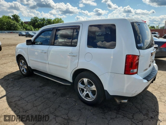 2013 Honda Pilot EX-L with VIN 5FNYF4H63DB020493, listed as a Copart auction lot 64843035 with 191,950 mi miles and Salvage title. Bid and sale history available at DreamBid. Image 2.