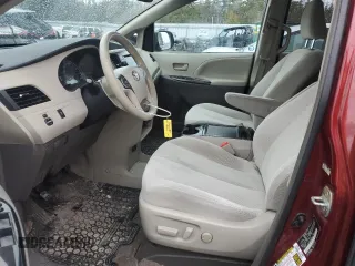 2012 Toyota Sienna LE with VIN 5TDJK3DCXCS035649, listed as a Copart auction lot 51538405 with 235,256 mi miles and Clean Title. Bid and sale history available at carsss.com. Image 7.