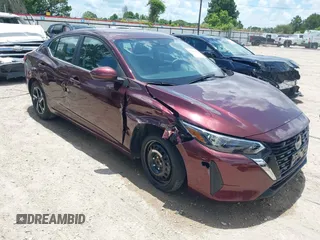 2024 Nissan Sentra SV with VIN 3N1AB8CV7RY364796, listed as a IAAI auction lot 42536168 with 23,113 mi miles and . Bid and sale history available at DreamBid. Image 1.