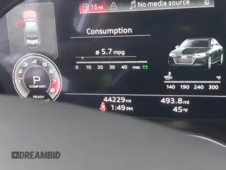 2021 Audi A4 S line Premium Plus with VIN WAUEAAF48MA014602, listed as a IAAI auction lot 41558351 with 44,229 mi miles and . Bid and sale history available at DreamBid. Image 15.