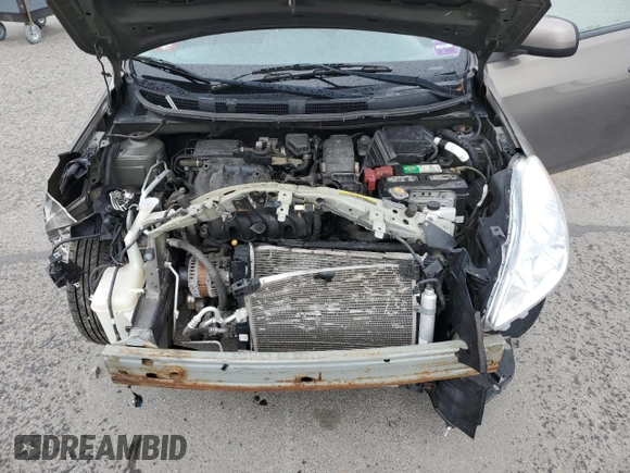 2012 Nissan Versa SL with VIN 3N1CN7AP5CL829210, listed as a Copart auction lot 59029455 with 104,245 mi miles and Salvage title. Bid and sale history available at DreamBid. Image 11.