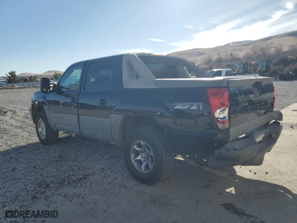 2002 Chevrolet Avalanche with VIN 3GNEK13T02G101427, listed as a Copart auction lot 85823674 with 0 mi miles and Salvage Title. Bid and sale history available at carsss.com. Image 2.