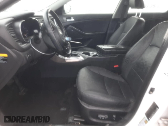 2015 Kia Optima EX with VIN KNAGN4AD7F5081869, listed as a Copart auction lot 55266585 with 106,830 mi miles and Salvage title. Bid and sale history available at DreamBid. Image 7.