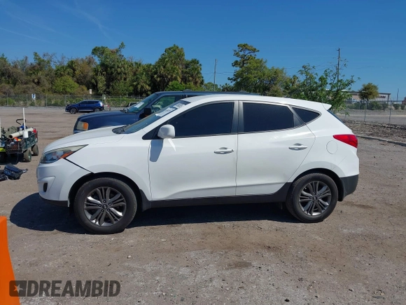 2015 Hyundai Tucson GLS with VIN KM8JT3AF9FU013178, listed as a IAAI auction lot 41846200 with 143,711 mi miles and . Bid and sale history available at DreamBid. Image 15.