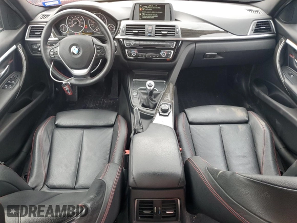 2017 BMW 3 Series 330i with VIN WBA8B9C33HK676611, listed as a Copart auction lot 78897394 with 58,588 mi miles and Salvage Title. Bid and sale history available at carsss.com. Image 8.