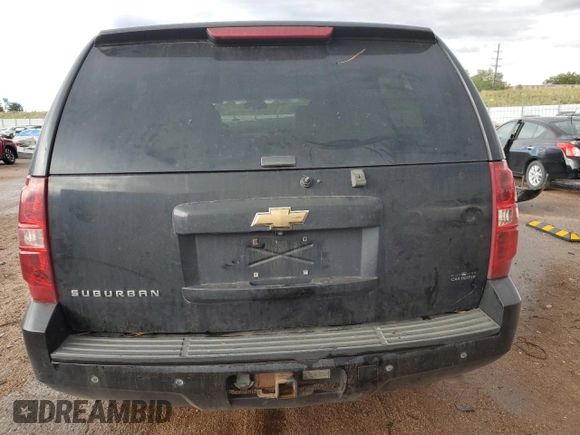 2007 Chevrolet Suburban LTZ with VIN 1GNFK16Y17R359216, listed as a Copart auction lot 71832284 with 0 mi miles and Salvage Title. Bid and sale history available at carsss.com. Image 6.