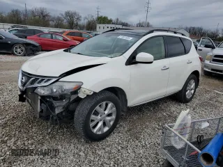 2014 Nissan Murano SL with VIN JN8AZ1MW2EW509658, listed as a Copart auction lot 51861935 with 154,301 mi miles and Salvage Title. Bid and sale history available at carsss.com. Image 1.