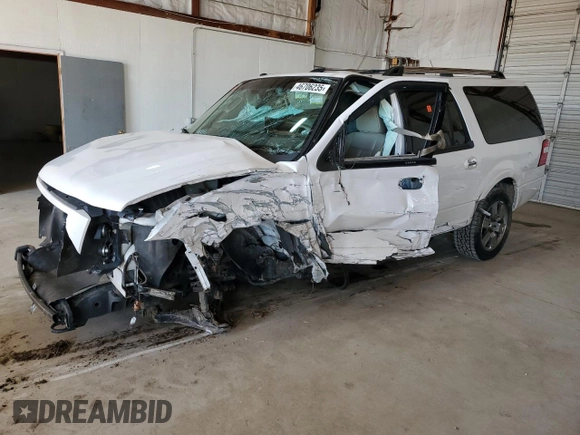 2010 Ford Expedition Max Limited z VIN 1FMJK2A59AEA00924, wystawiony jako Copart lot #46706235 z przebiegiem 218 976 mil mil oraz Szkoda całkowita • Salvage title. Historia ofert i sprzedaży dostępna na DreamBid. Obrazek 1.