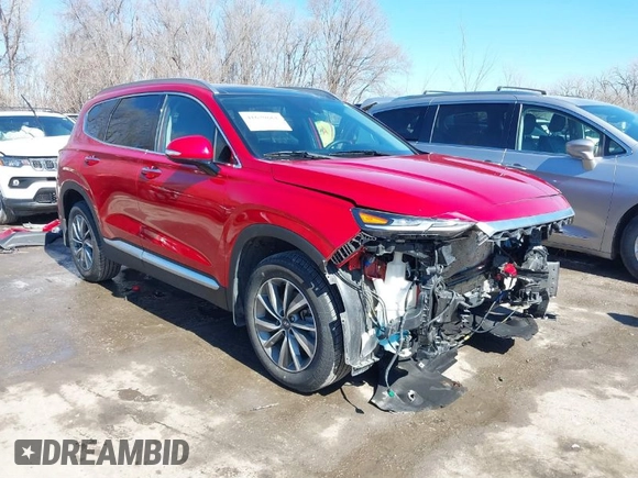 2020 Hyundai Santa Fe SEL w/SULEV with VIN 5NMS33AD3LH254602, listed as a IAAI auction lot 41629661 with 25,949 mi miles. Bid and sale history available at carsss.com. Image 1.