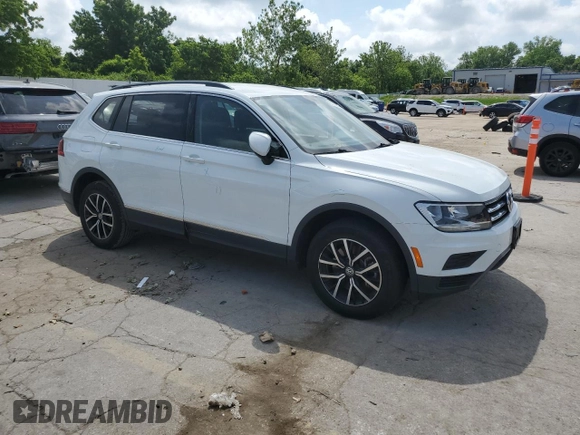 2021 Volkswagen Tiguan SE z VIN 3VV3B7AX1MM071918, wystawiony jako Copart lot #61259035 z przebiegiem 37 267 mil mil oraz Szkoda całkowita • Salvage title. Historia ofert i sprzedaży dostępna na DreamBid. Obrazek 4.
