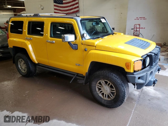2006 Hummer H3 with VIN 5GTDN136168103052, listed as a Copart auction lot 81507444 with 181,918 mi miles and Salvage Title. Bid and sale history available at DreamBid. Image 4.