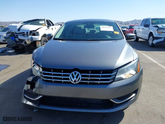 2014 Volkswagen Passat SE w/Sunroof with VIN 1VWBT7A34EC110750, listed as a IAAI auction lot 41754525 with 101,416 mi miles. Bid and sale history available at carsss.com. Image 12.