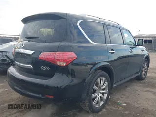 2013 Infiniti QX56 with VIN JN8AZ2NC8D9330158, listed as a IAAI auction lot 41612916 with 124,346 mi miles and . Bid and sale history available at DreamBid. Image 4.