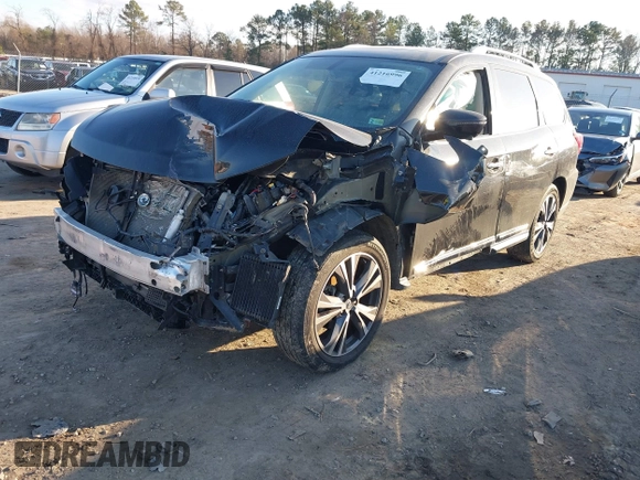 2020 Nissan Pathfinder Platinum with VIN 5N1DR2DM6LC627624, listed as a IAAI auction lot 41216996 with 114,720 mi miles. Bid and sale history available at carsss.com. Image 17.