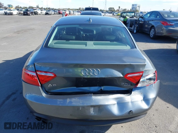 2012 Audi A5 2.0T Premium with VIN WAUCFAFR0CA003063, listed as a IAAI auction lot 41262098 with 81,145 mi miles. Bid and sale history available at carsss.com. Image 6.