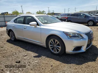 2014 Lexus LS 460 with VIN JTHCL5EF8E5022156, listed as a Copart auction lot 56633035 with 123,562 mi miles and Salvage title. Bid and sale history available at DreamBid. Image 4.