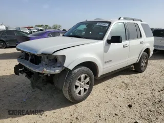 2008 Ford Explorer XLT with VIN 1FMEU63E58UB28366, listed as a Copart auction lot 49701685 with 225,584 mi miles and Salvage Title. Bid and sale history available at carsss.com. Image 1.