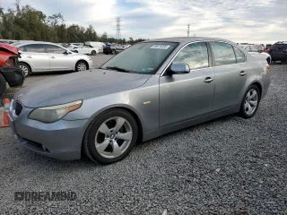 2007 BMW 5 Series 525i with VIN WBANE53527CW66780, listed as a Copart auction lot 88875305 with Not Provided miles and Salvage Title. Bid and sale history available at carsss.com. Image 1.