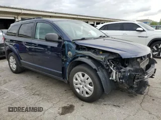 2017 Dodge Journey SE z VIN 3C4PDCAB0HT528351, wystawiony jako Copart lot #54851905 z przebiegiem 72 247 mil mil oraz Szkoda całkowita • Salvage title. Historia ofert i sprzedaży dostępna na DreamBid. Obrazek 4.